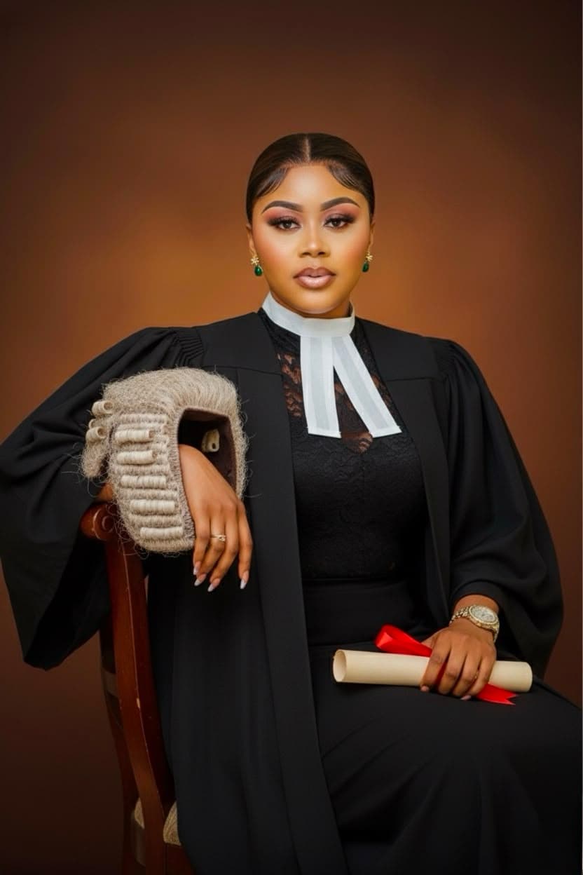 Legal Kids host in professional legal attire